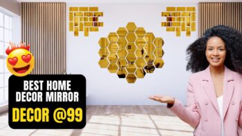 Hexagon Mirror Wall Stickers, Hexagon Mirror Wall Decor, Hexagon Wall Stickers, Hexagon Mirror Sticker, Hexagon Acrylic Mirror Sticker